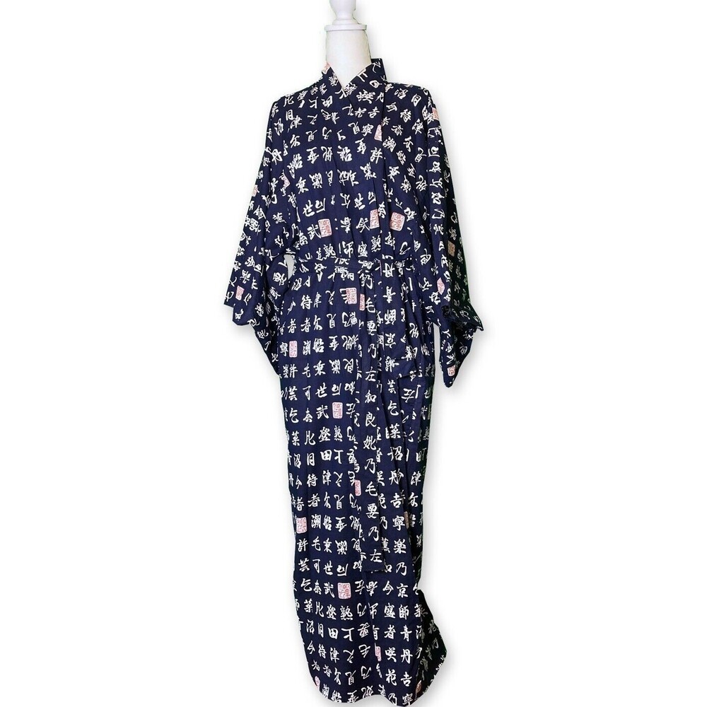 Juguemm | Vintage Japanese Kimono Robe | Cotton | EUC